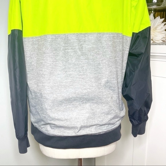 Victoria’s Secret Pink Anorak Windbreaker Neon Green - Picture 8 of 11